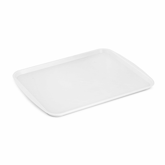 Поднос столовый 395*300мм (белый)
