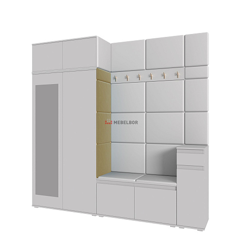 STARK Прихожая комплект панелей К-2 NEO 03 /Велюр Бежевый 