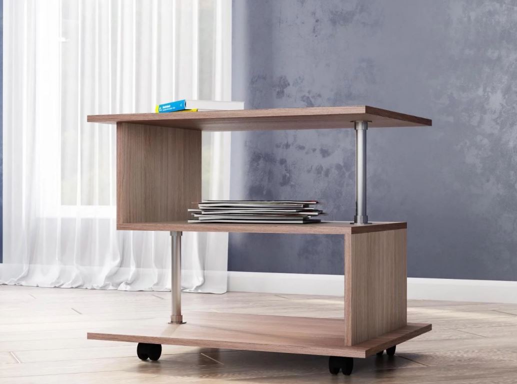 Стол журнальный СЖ-7 , Ясень шимо светлый/Шимо темный