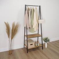 Вешалка гардеробная Алабама 22, дуб вотан/Черный