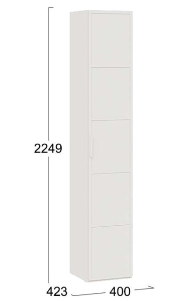 Стелла (молодежная) Белый холст/Белый жемчуг
