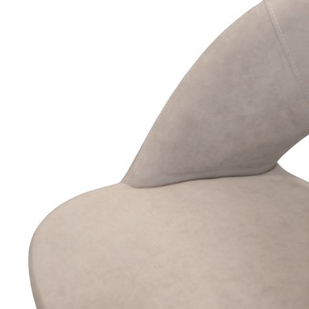 Стул Капри-4, Т170 (бежевый)+нога 1R38 (черный)