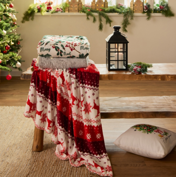 Плед Этель "Новогодний олень" 150*200 см, 9000759