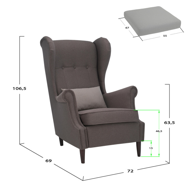 Кресло Leset Montego 