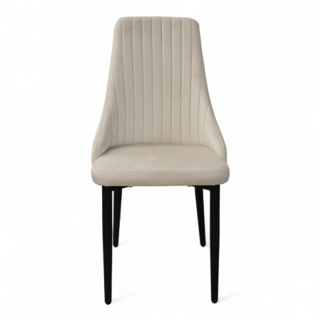 Стул Боне-3 Велюр Бежевый / Коричневый Муар