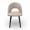 Стул Капри-4, Т170 (бежевый)+нога 1R38 (черный)