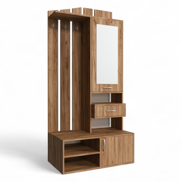 Прихожая с зеркалом Рейн-1 Дуб Крафт Табачный