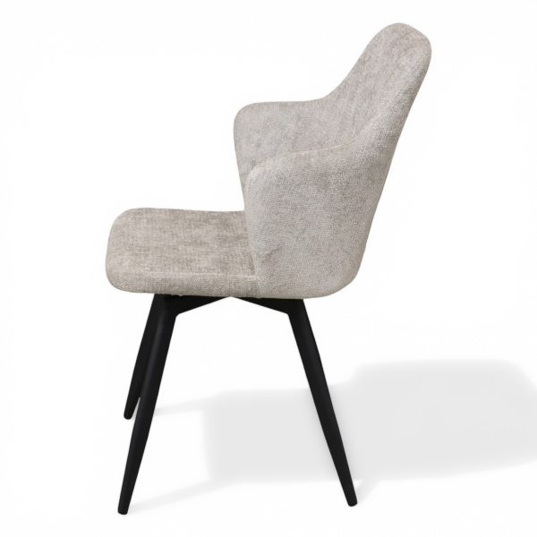 Стул Йорк NEW Поворотный, BL03-бежевый+нога 360F40 черный