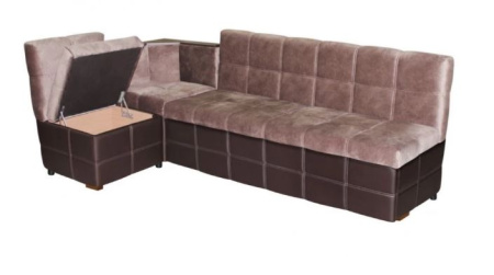 Кухонный уголок "Капучино 3-1" (Правый) (Dream 18/Dream 20) мдф Серый Шпат