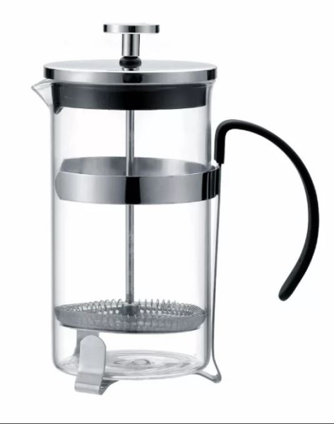 Френч пресс 600мл из нерж стали и стекла. арт B470-600	
