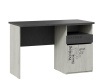 Письменный стол Оксфорд-2 Матера / Дуб крафт белый с рисунком
