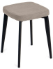 Табурет Ева Т170-бежевый+ножки 7F40(черный)